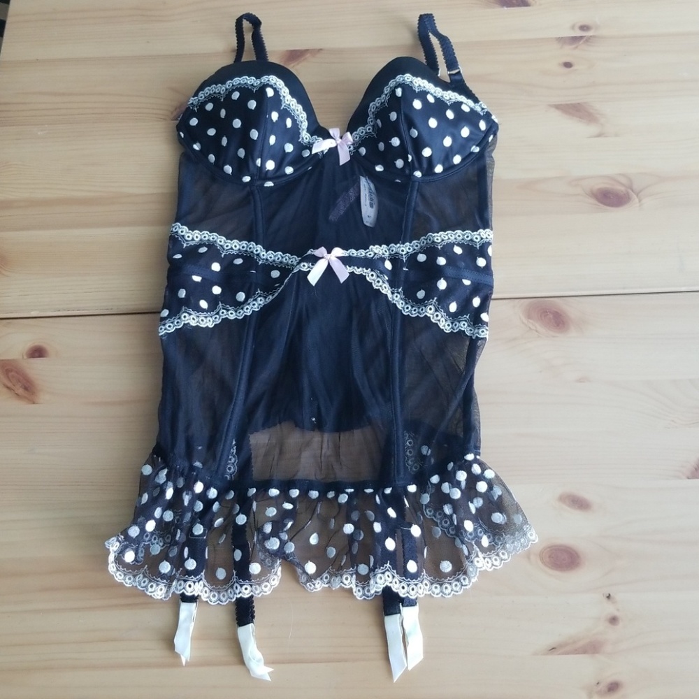 Brand New Victoria's Secret Lingerie Sexy Black Women's Size 36C